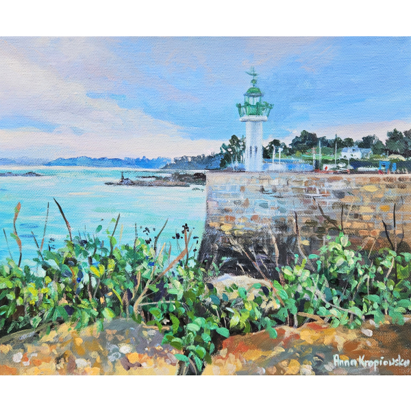 The Lighthouse in Saint-Quay-Portrieux 24x30cm