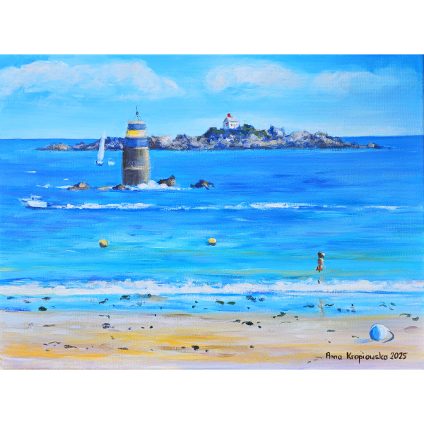Harbour Island at Saint Quay 30x40cm