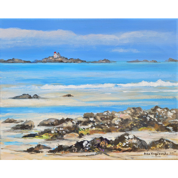 Harbour Island in winter 24x30cm