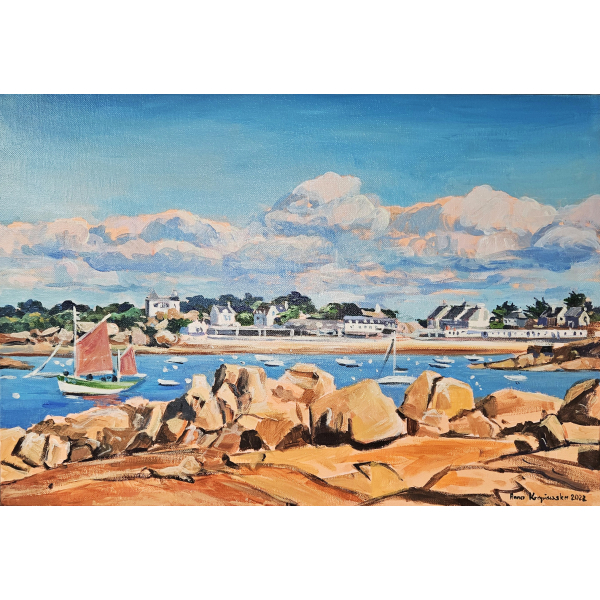 Afternoon in Trégastel 38x52cm