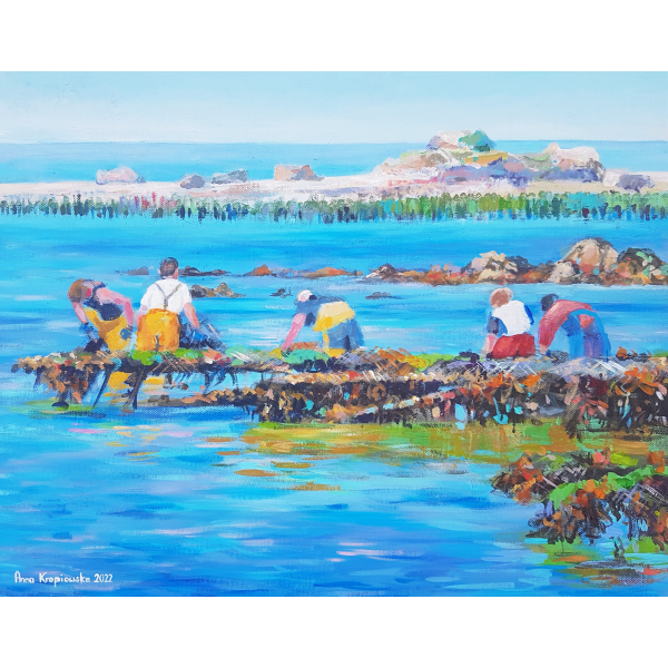 Olivier's Oyster Park II 40x50cm