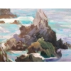 Belle ile Coton port in the morning 40x50cm