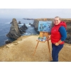 Belle ile Coton port in the morning 40x50cm