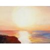Belle ile coton port Sunset 40x50cm
