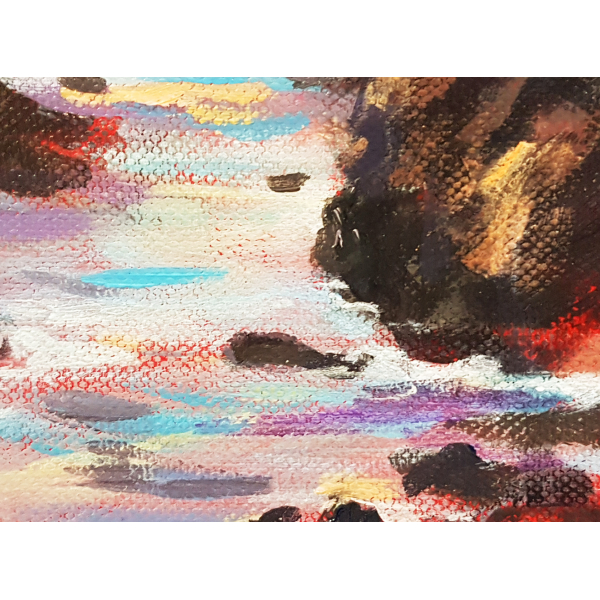 Belle ile coton port Sunset 40x50cm