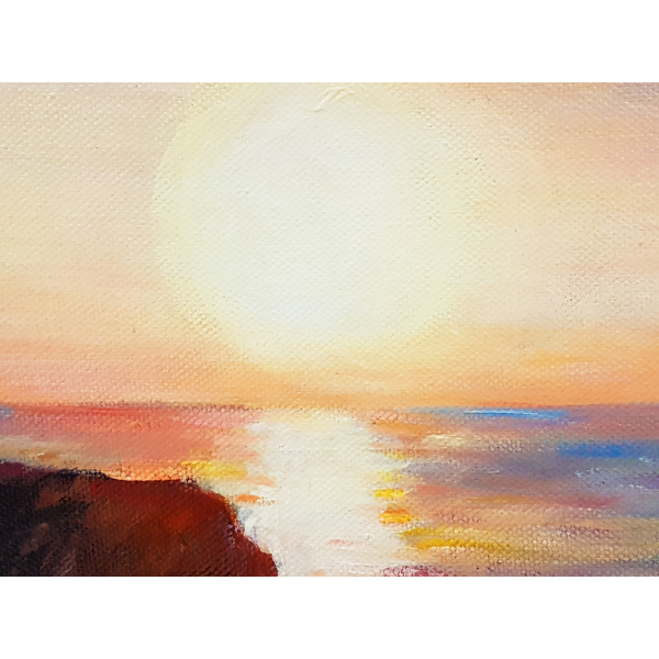 Belle ile coton port Sunset 40x50cm