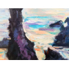 Belle ile Coton port in the evening 40x50cm