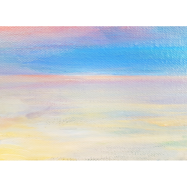 Belle ile Coton port in the evening 40x50cm