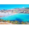 Belle ile Phare des Poulains 38x55cm