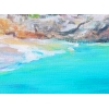 Belle ile Phare des Poulains 38x55cm