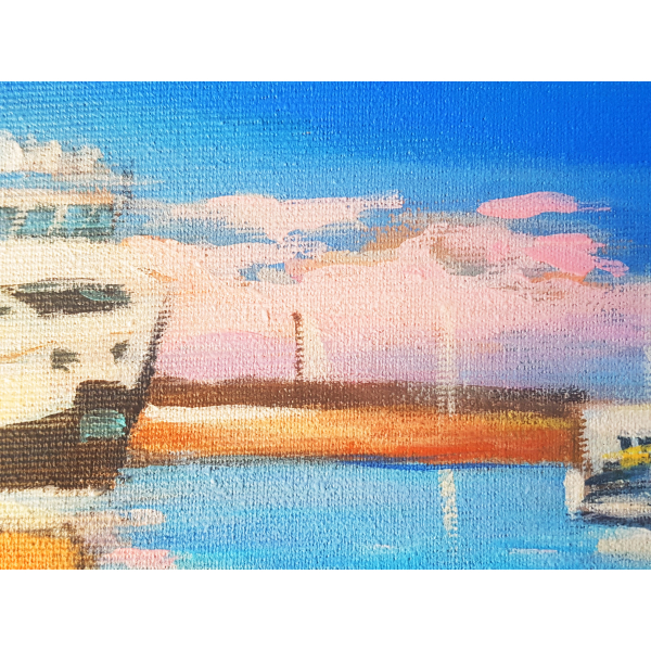 Belle ile, Port of Le Palais 40x60cm
