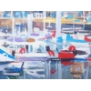 Port of Binic before the storm 40x60cm