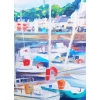 Port of Binic before the storm 40x60cm