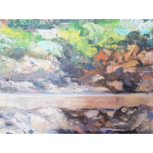 Stormy weather in Brittany 100x120cm