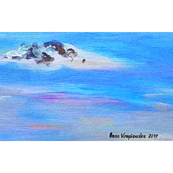 Stormy weather in Brittany 100x120cm