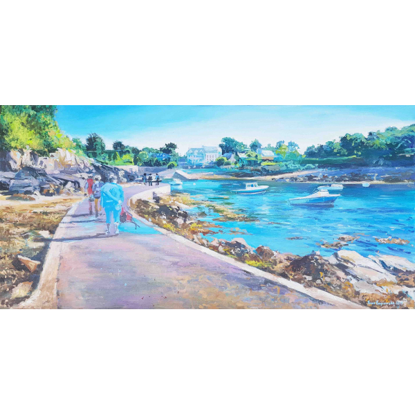 23. l'ile de Bréhat 50x100cm