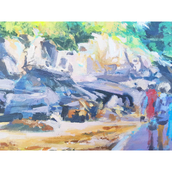 23. l'ile de Bréhat 50x100cm