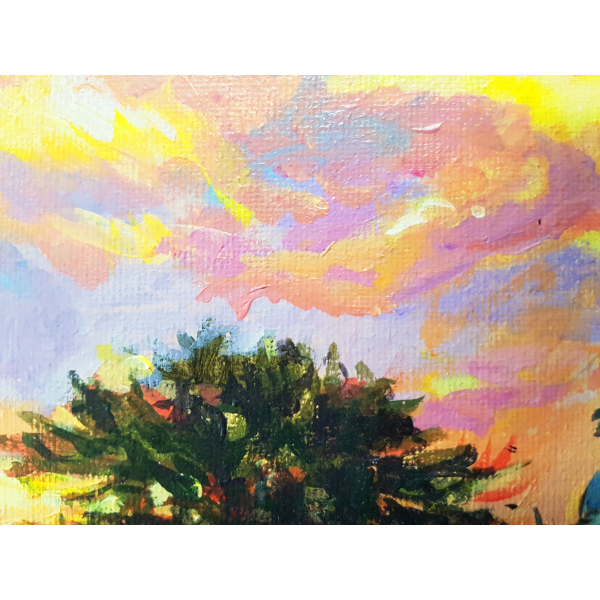 Ker Moor - sunset 24x30cm