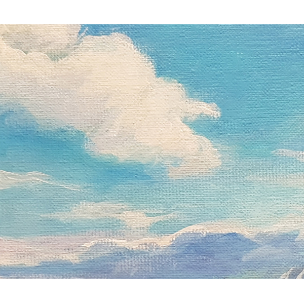 Phare de l'ile Harbour 27x35cm