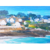 Swimming pool at Saint Quay in winter 24x30cm