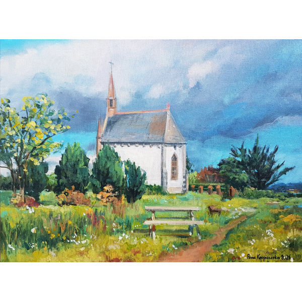 Chapel of Our Lady of Hope in Étables-sur-Mer 30x40cm