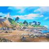 On the Countess beach 30x40cm
