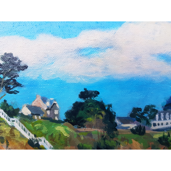 On the Countess beach 30x40cm
