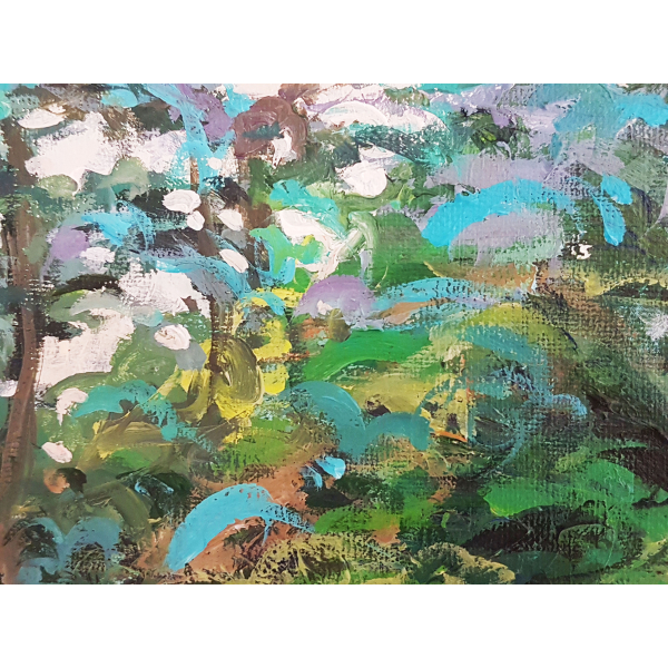 Brehat island, wild beach 60x60cm