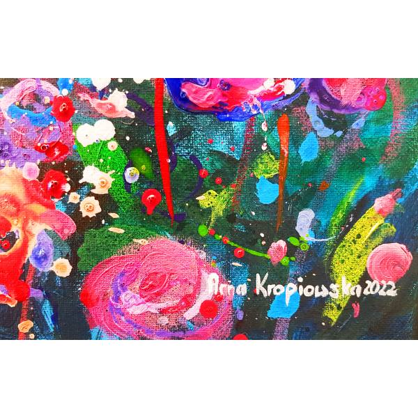 Rose garden  75x115cm