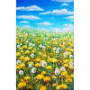 Dandelion fields 75x115cm