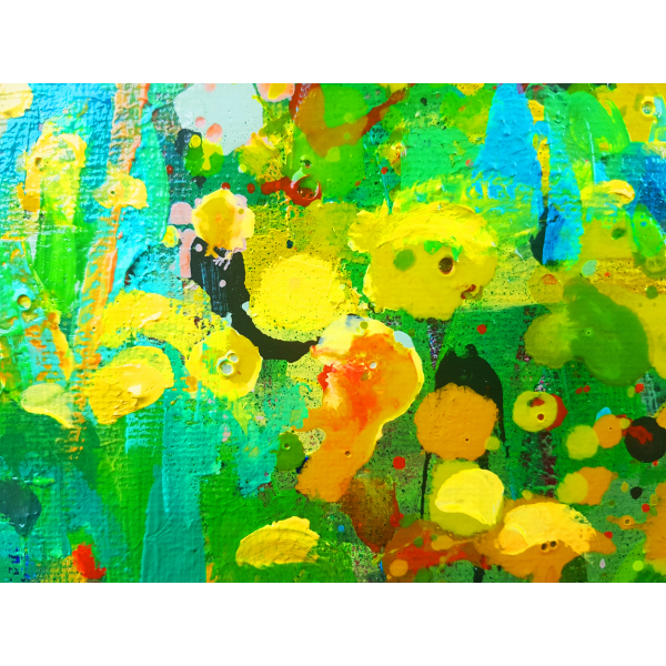 Dandelion fields 75x115cm
