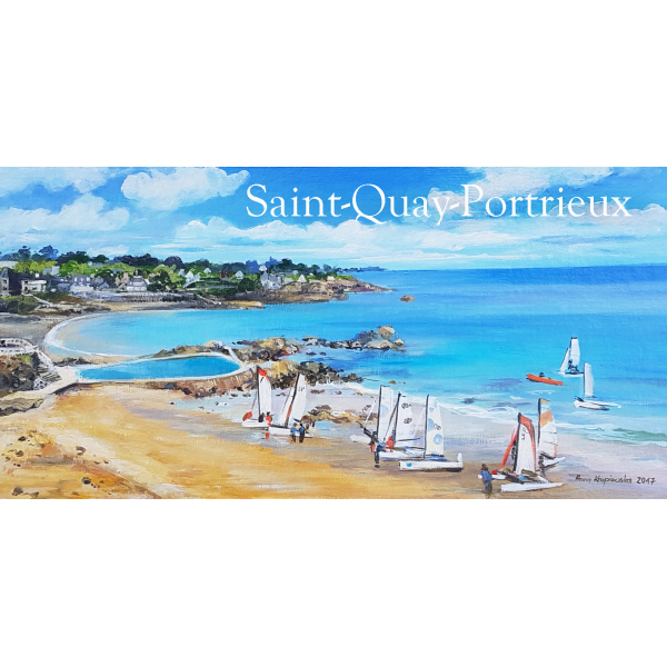 Magnet Chatelet Beach 6x12cm