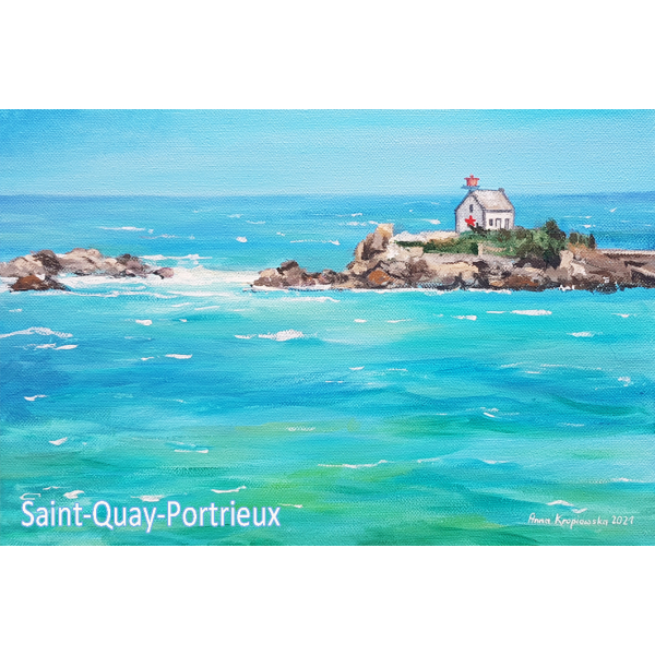Magnet Harbour island 6x9cm