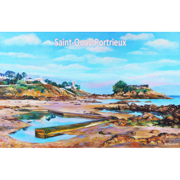 Magnet Countess Beach in Saint Quay 5,8x9cm