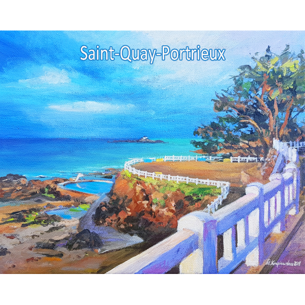 Magnet Afternoon sun - swimming pool 7,2x9cm