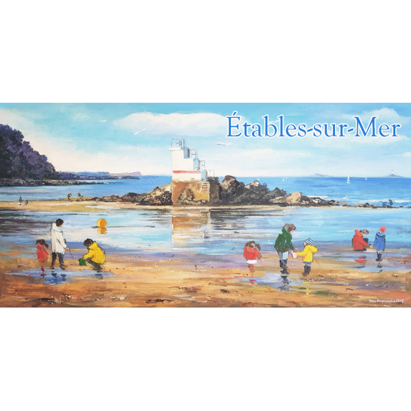Magnet Godelin Beach 6x12cm