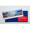 Postcard Port of Saint Quay in the morning 20x10cm