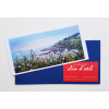 Postcard Morning fog in Saint Quay Portrieux 20x10cm